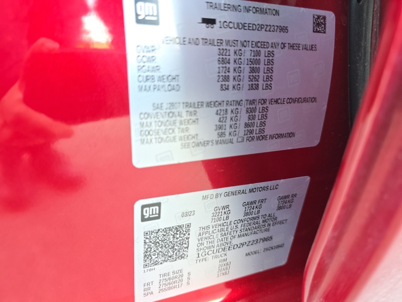 2023 Chevrolet Silverado 1500