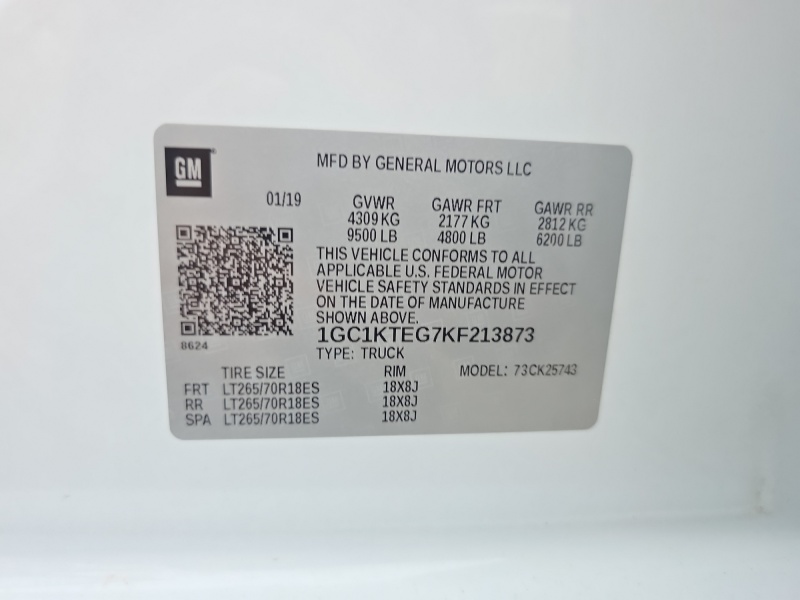 2019 Chevrolet Silverado 2500HD