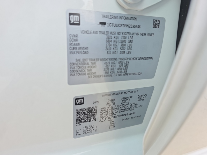 2022 GMC Sierra 1500