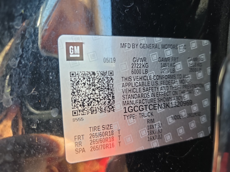 2019 Chevrolet Colorado