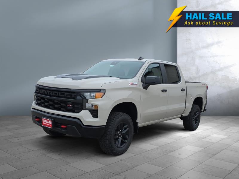 New 2026 Chevrolet Silverado 1500  Crew Cab Custom Trail Boss Trucks