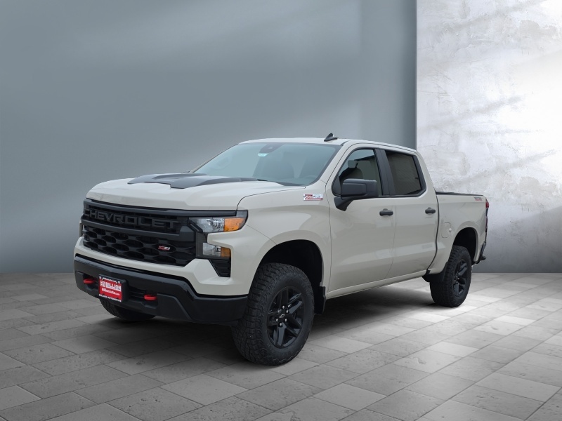 New 2026 Chevrolet Silverado 1500  Crew Cab Custom Trail Boss Trucks