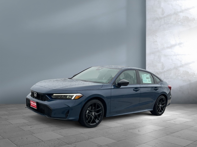 New 2025 Honda Civic Sedan Hybrid Sport Car