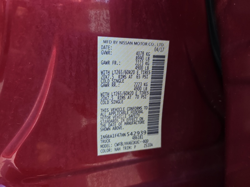 2017 Nissan Titan XD