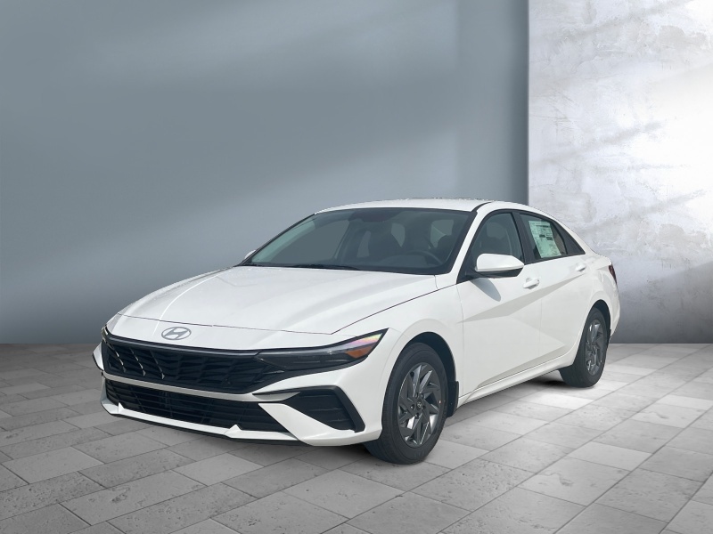 New 2025 Hyundai Elantra Hybrid Blue Car