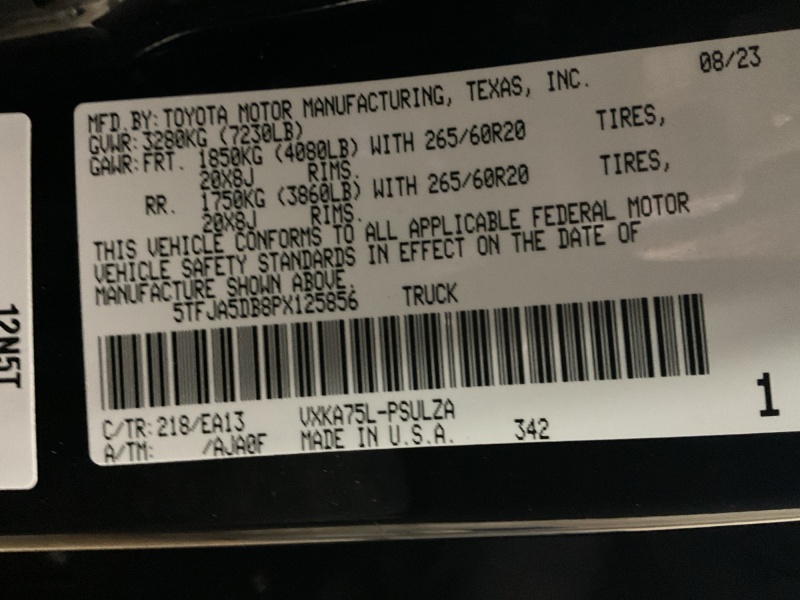 2023 Toyota Tundra 4WD