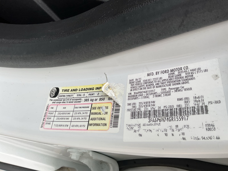 2016 Ford Fusion