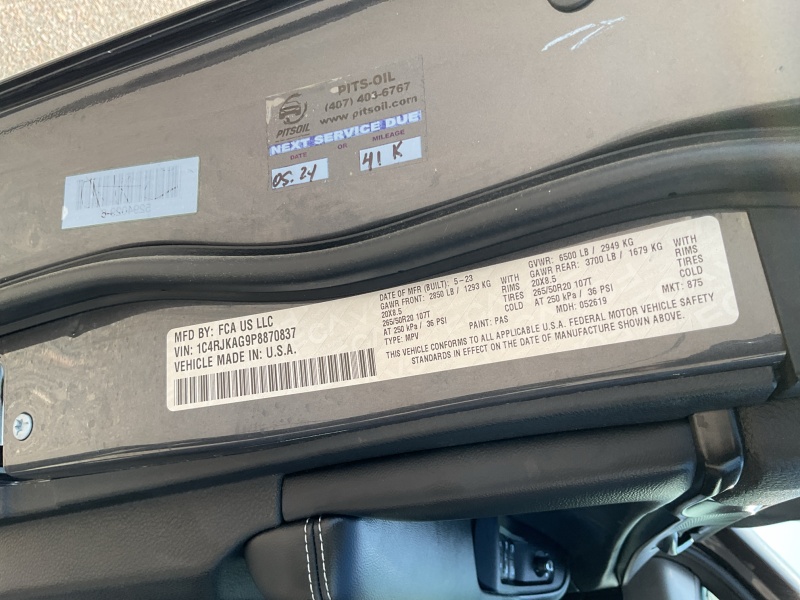 2023 Jeep Grand Cherokee L