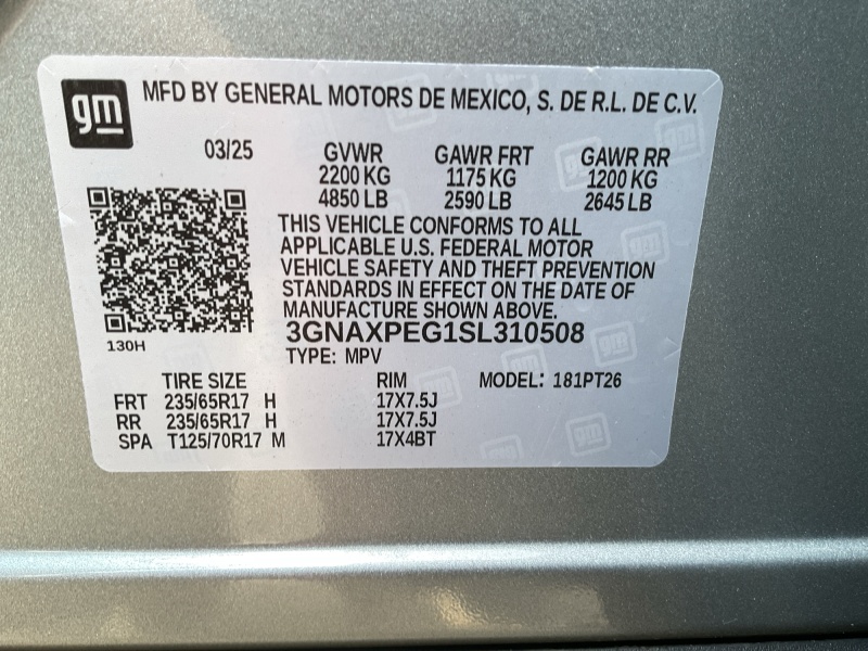 2025 Chevrolet Equinox