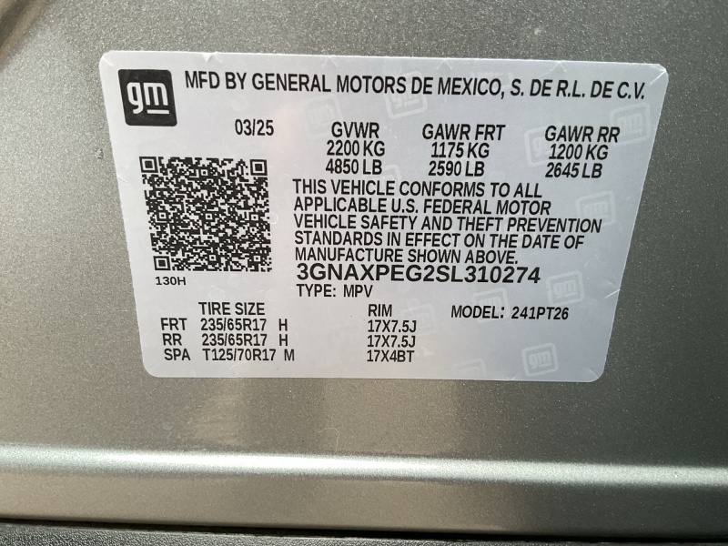 2025 Chevrolet Equinox