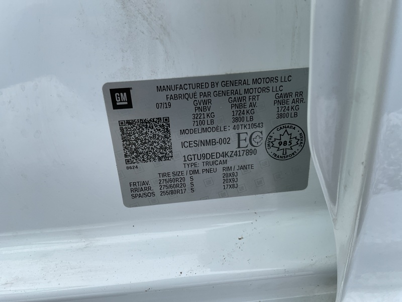 2019 GMC Sierra 1500