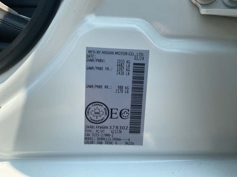 2024 Nissan Altima