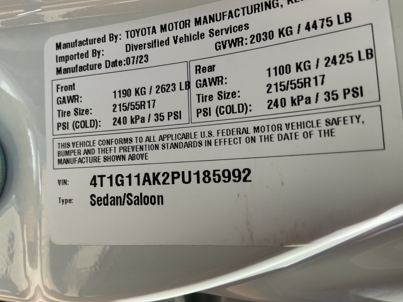 2023 Toyota Camry