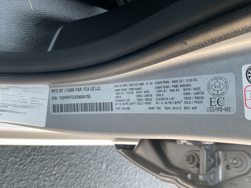 2025 Ram 1500