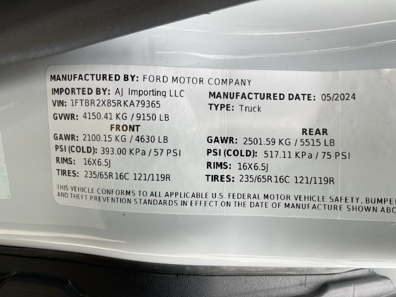 2024 Ford Transit Cargo Van