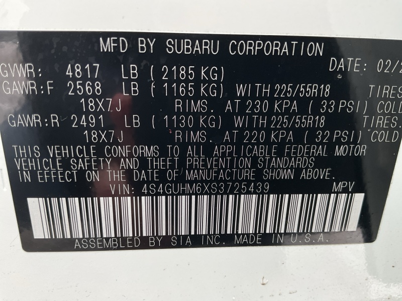 2025 Subaru Crosstrek