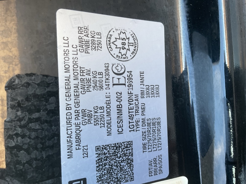 2022 GMC Sierra 3500HD