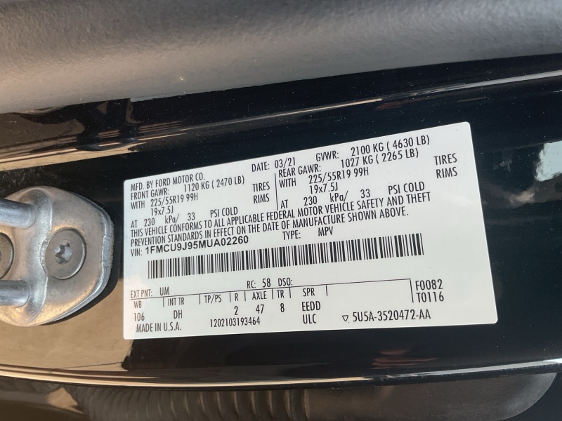 2021 Ford Escape