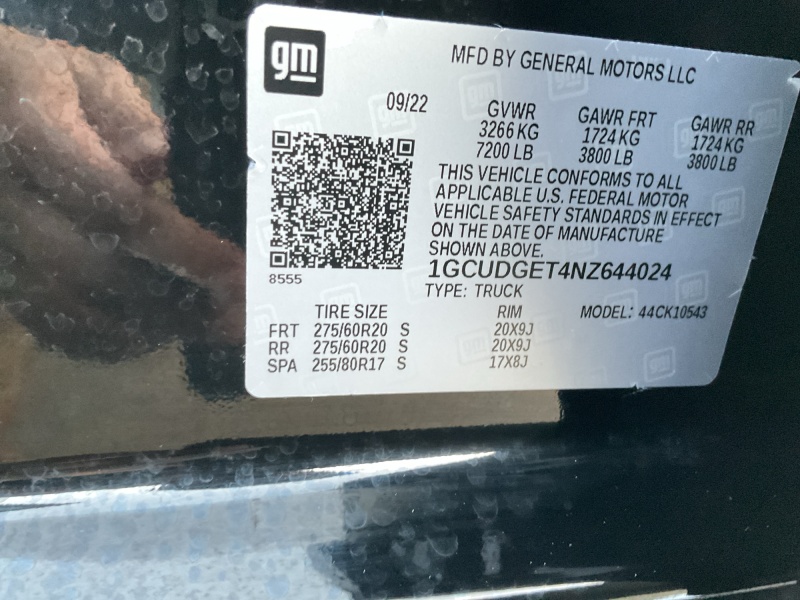 2022 Chevrolet Silverado 1500