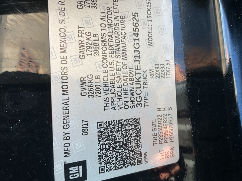 2018 Chevrolet Silverado 1500