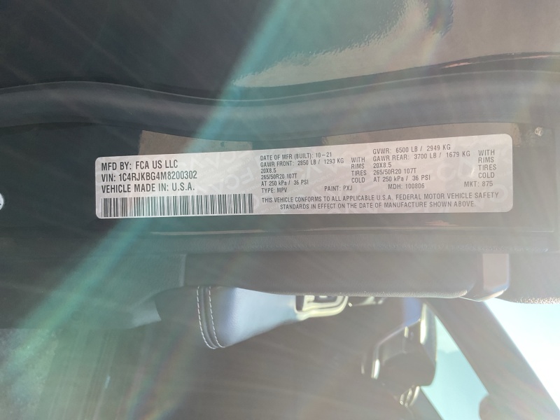 2021 Jeep Grand Cherokee L