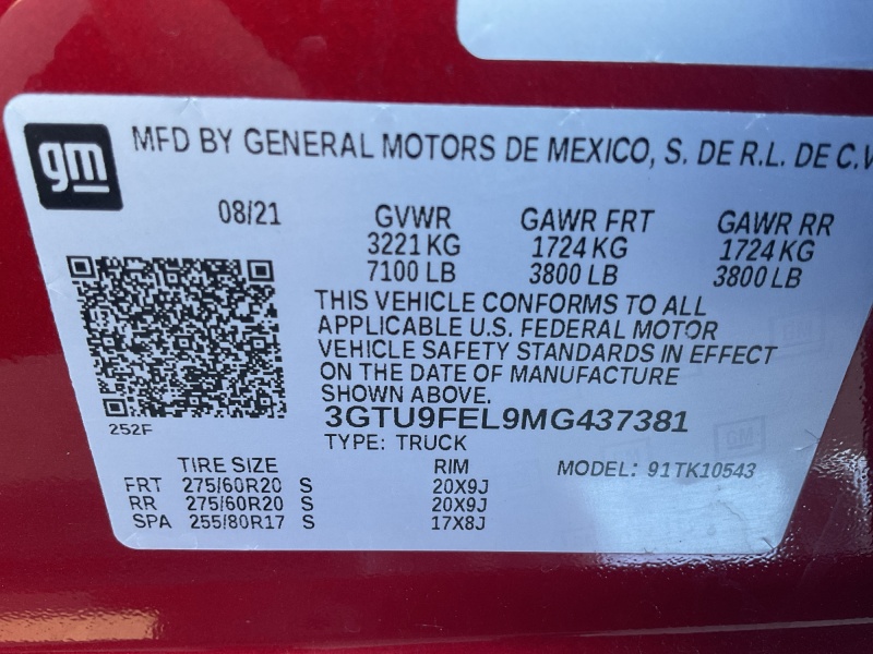 2021 GMC Sierra 1500