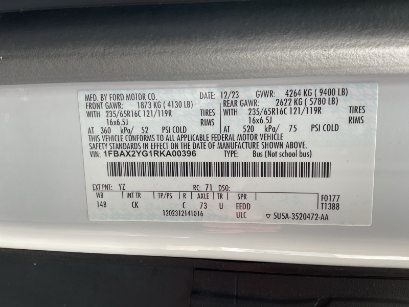 2024 Ford Transit Passenger Wagon