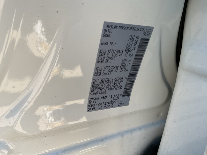 2024 Nissan Titan