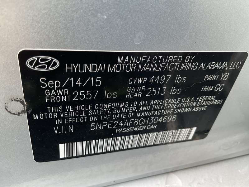 2016 Hyundai Sonata