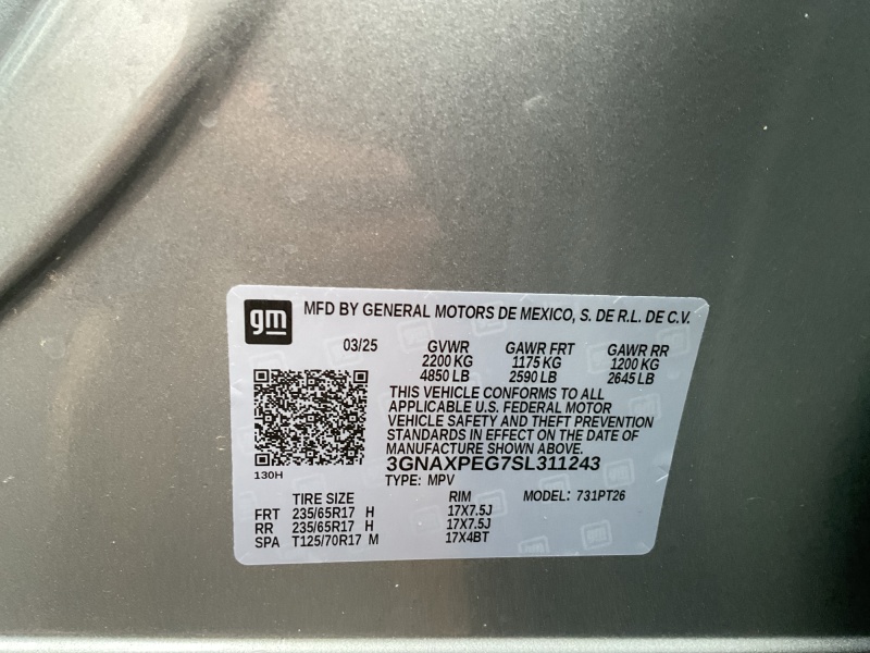 2025 Chevrolet Equinox