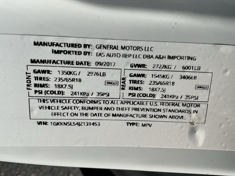 2018 GMC Acadia