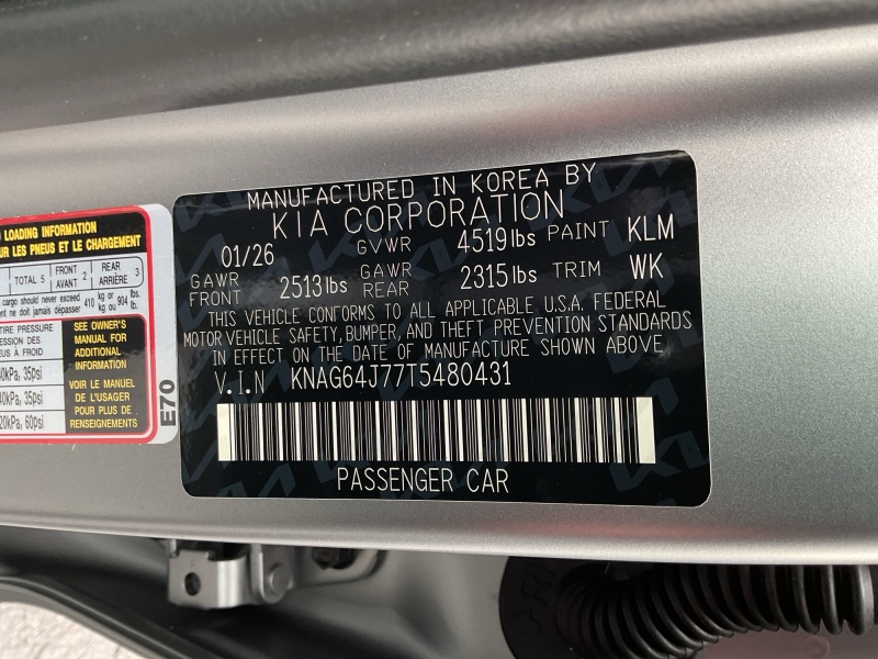 2026 Kia K5