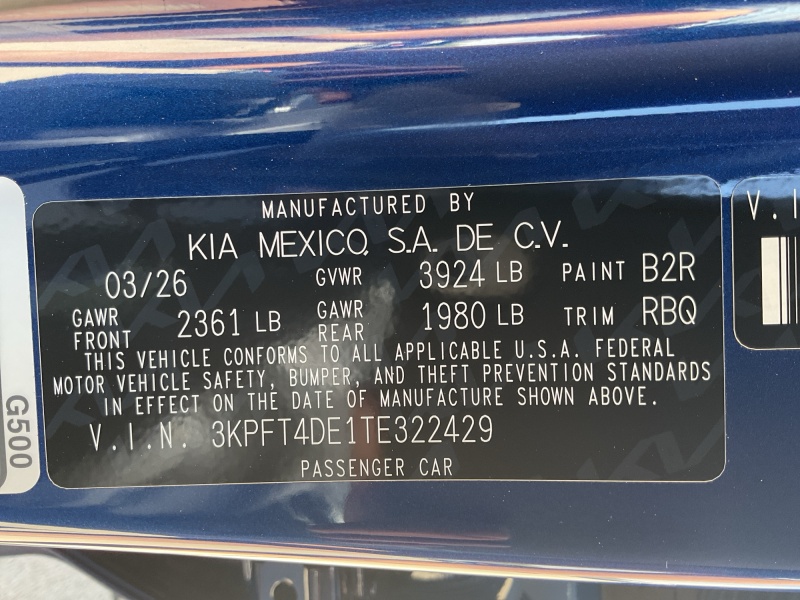 2026 Kia K4