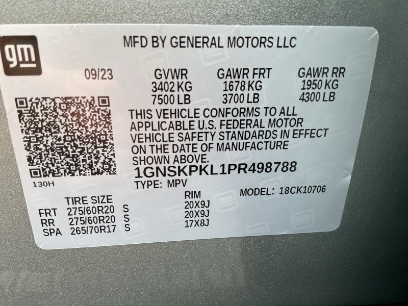 2023 Chevrolet Tahoe