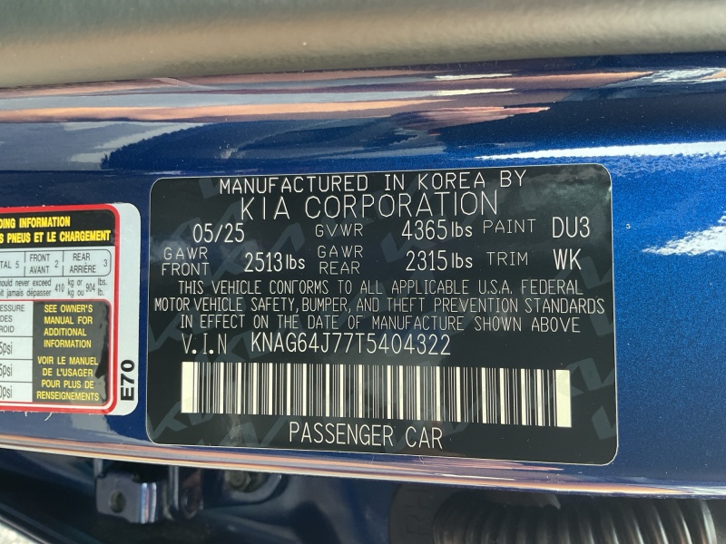 2026 Kia K5