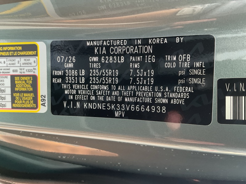 2027 Kia Carnival