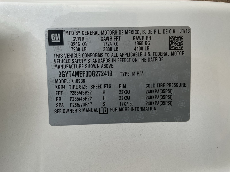 2013 Cadillac Escalade EXT