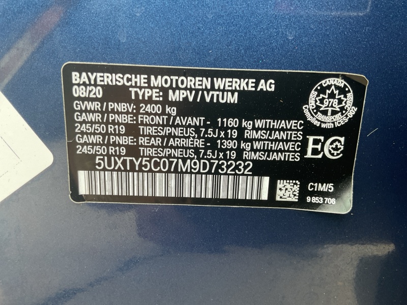 2021 BMW X3