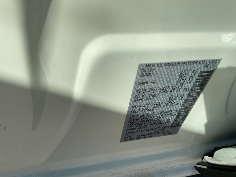 2025 Nissan Frontier