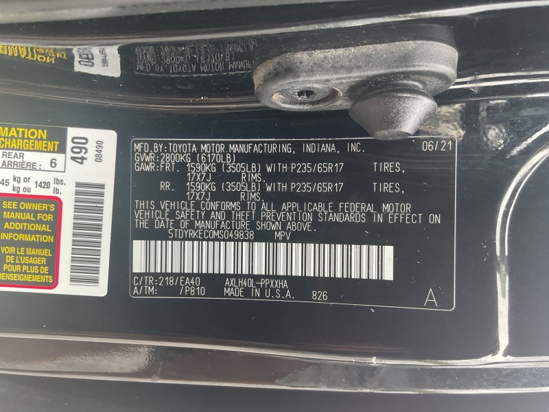 2021 Toyota Sienna