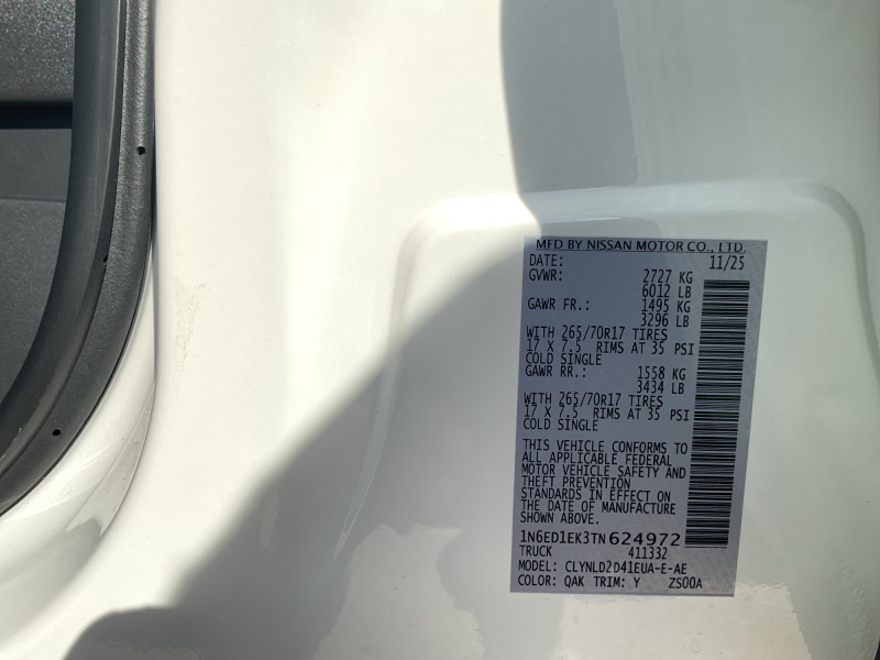 2026 Nissan Frontier