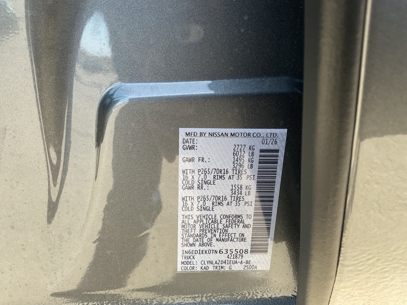 2026 Nissan Frontier