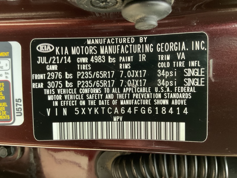 2015 Kia Sorento