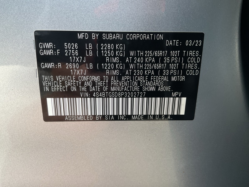 2023 Subaru Outback