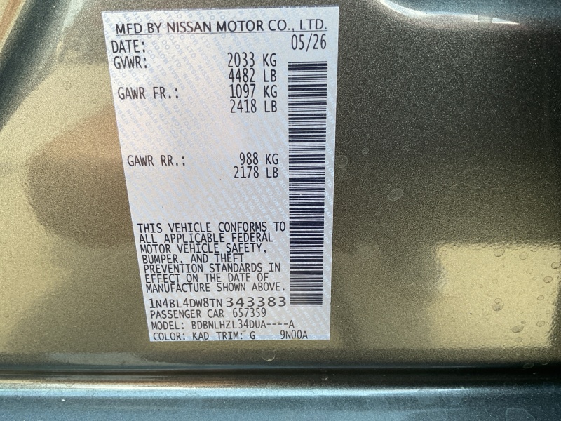 2026 Nissan Altima