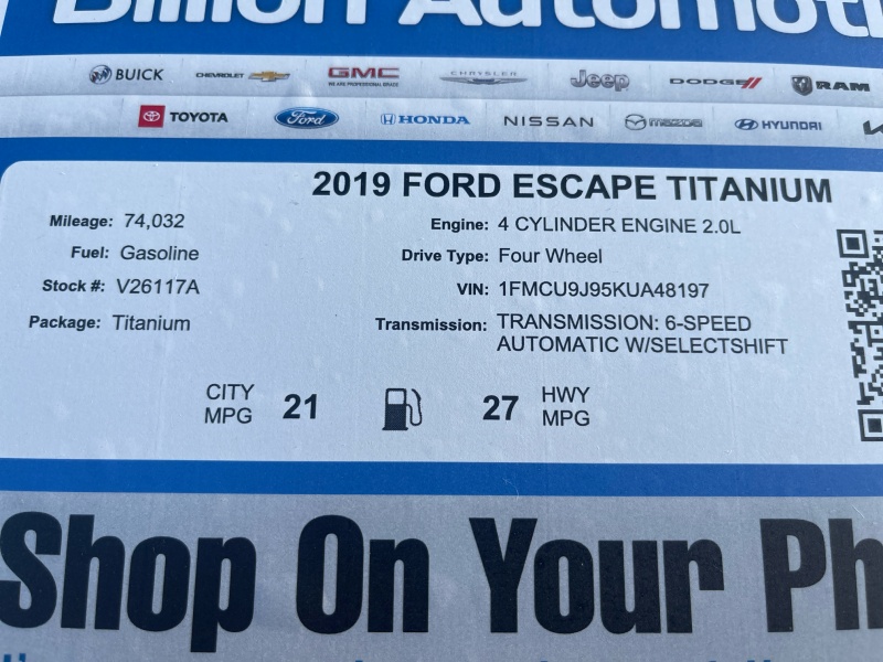 2019 Ford Escape