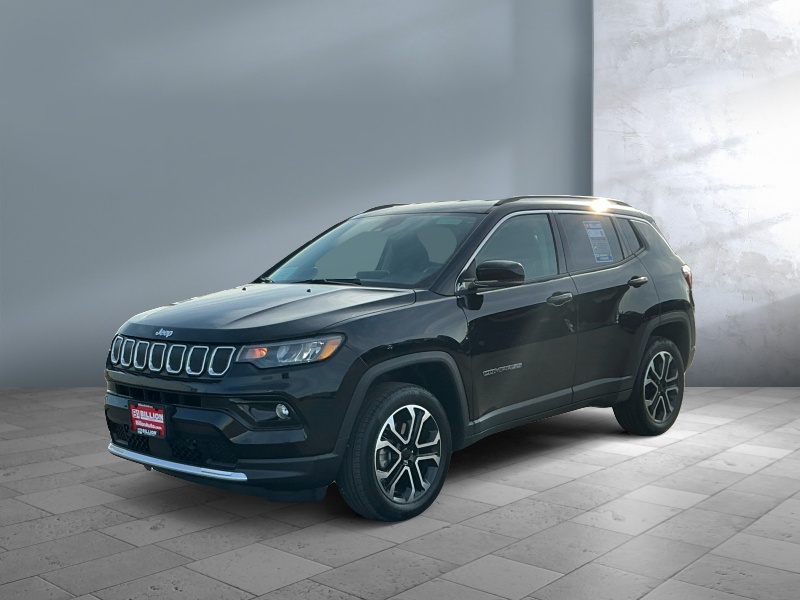 Used 2022 Jeep Compass Limited with VIN 3C4NJDCB8NT144736 for sale in Sioux Falls, SD
