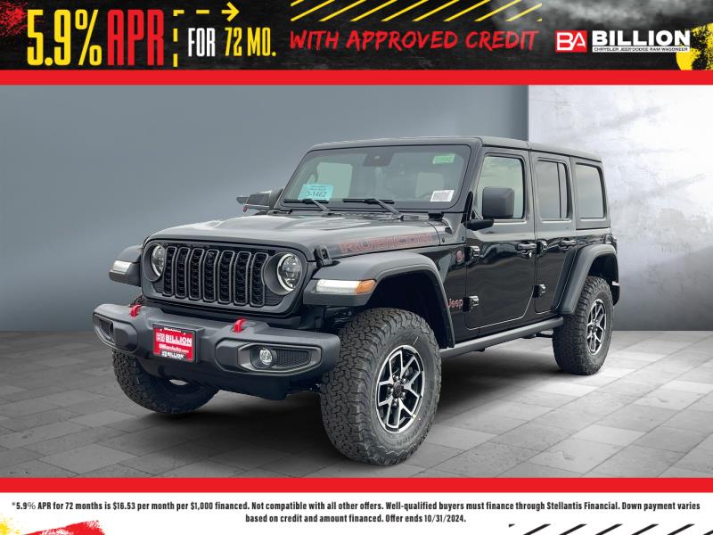 New 2024 Jeep Wrangler Rubicon SUV