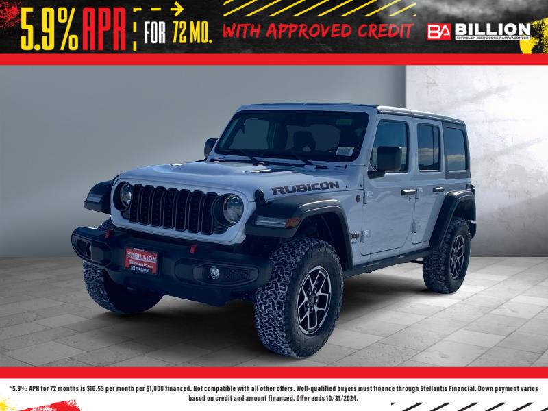 New 2024 Jeep Wrangler Rubicon SUV