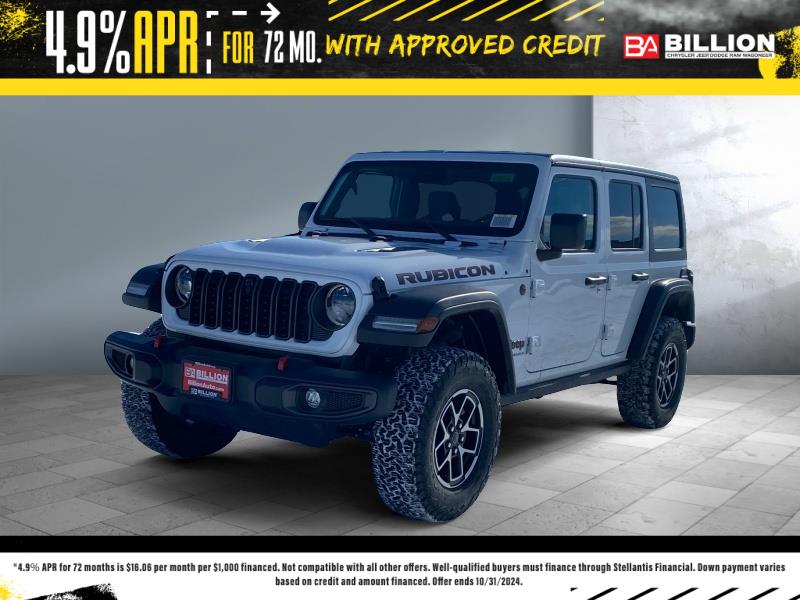 New 2024 Jeep Wrangler Rubicon SUV